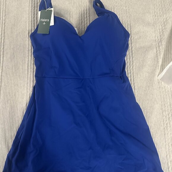 NWT Halara Softlyzero Plush Active Dress – L (12/14) in Blue - Picture 8 of 8